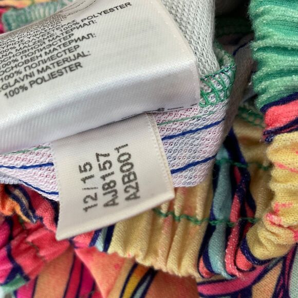 Adidas Original Mini Tennis Skirt women small multicolor Floral Pleated pockets - Picture 6 of 11